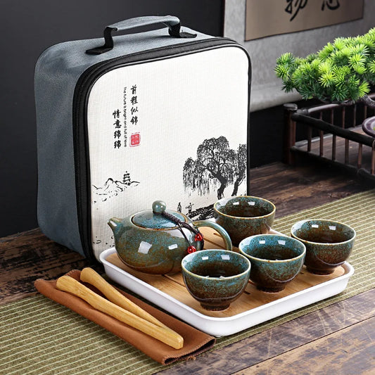 Portable Chinese Kung Fu Tea Set